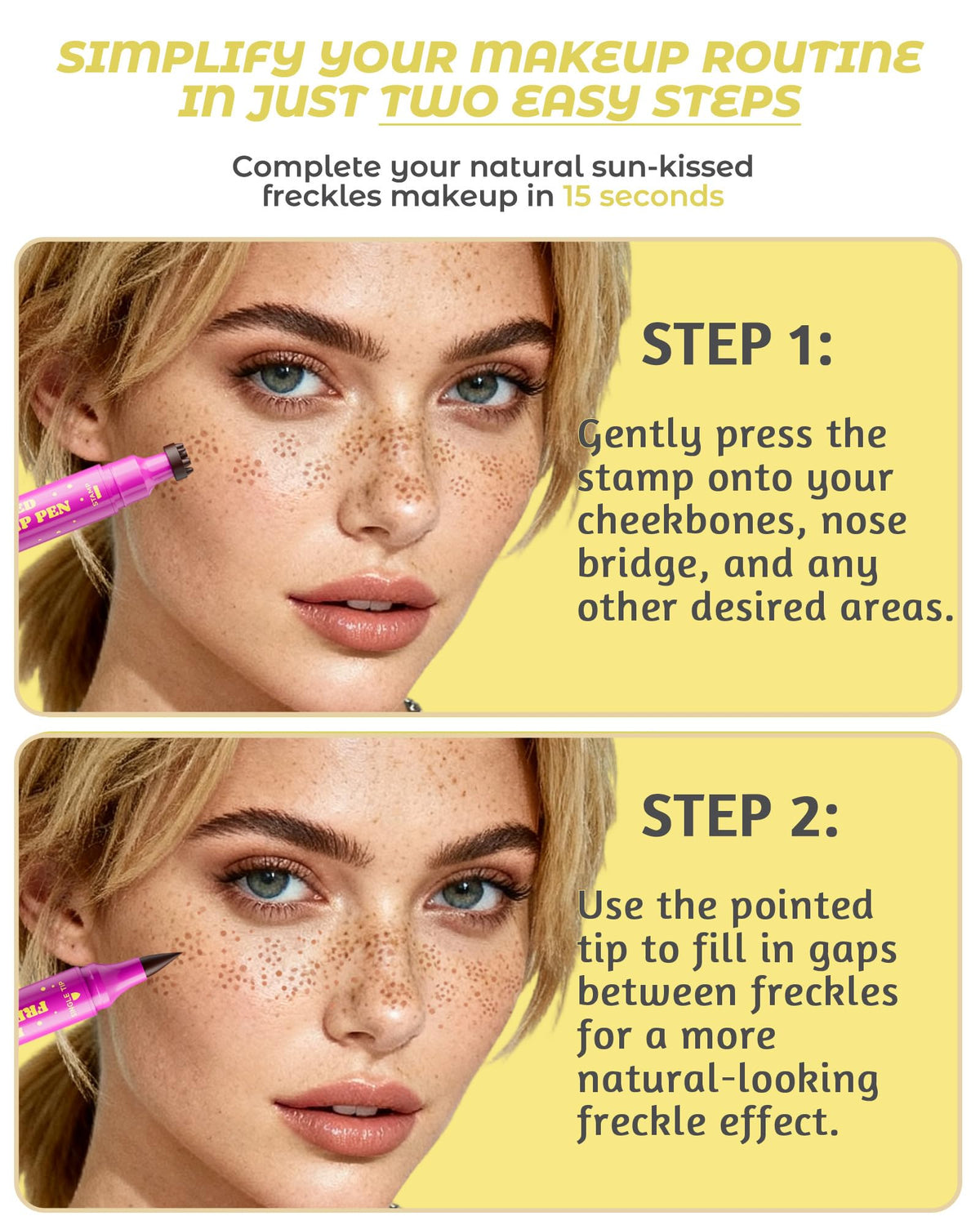 Berinist ultra-fine 0.5mm tip detail for precise freckle placement