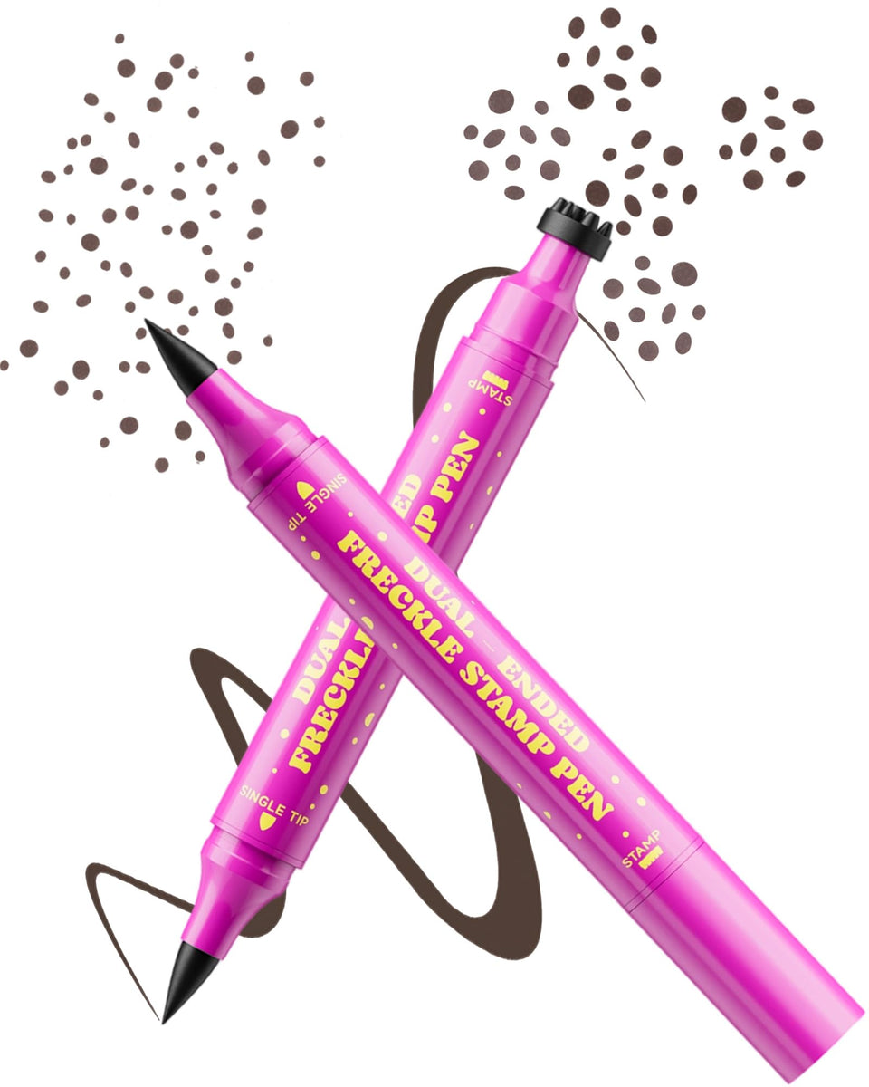 Berinist front packaging showing the dual-ended freckle pen and benefits