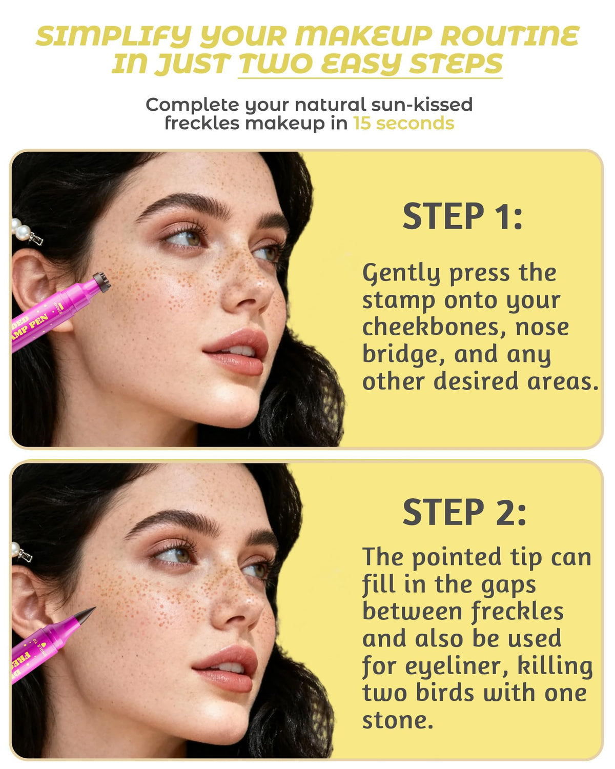 Berinist four shade swatches on skin, offering easy shade matching benefits