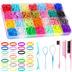 BESARME front packaging showing colorful hair band kit and tools for organized storage
