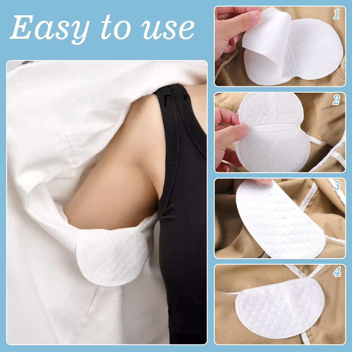 BESARME pad held in hand to show 5.1 x 3.54 inch size and thin profile