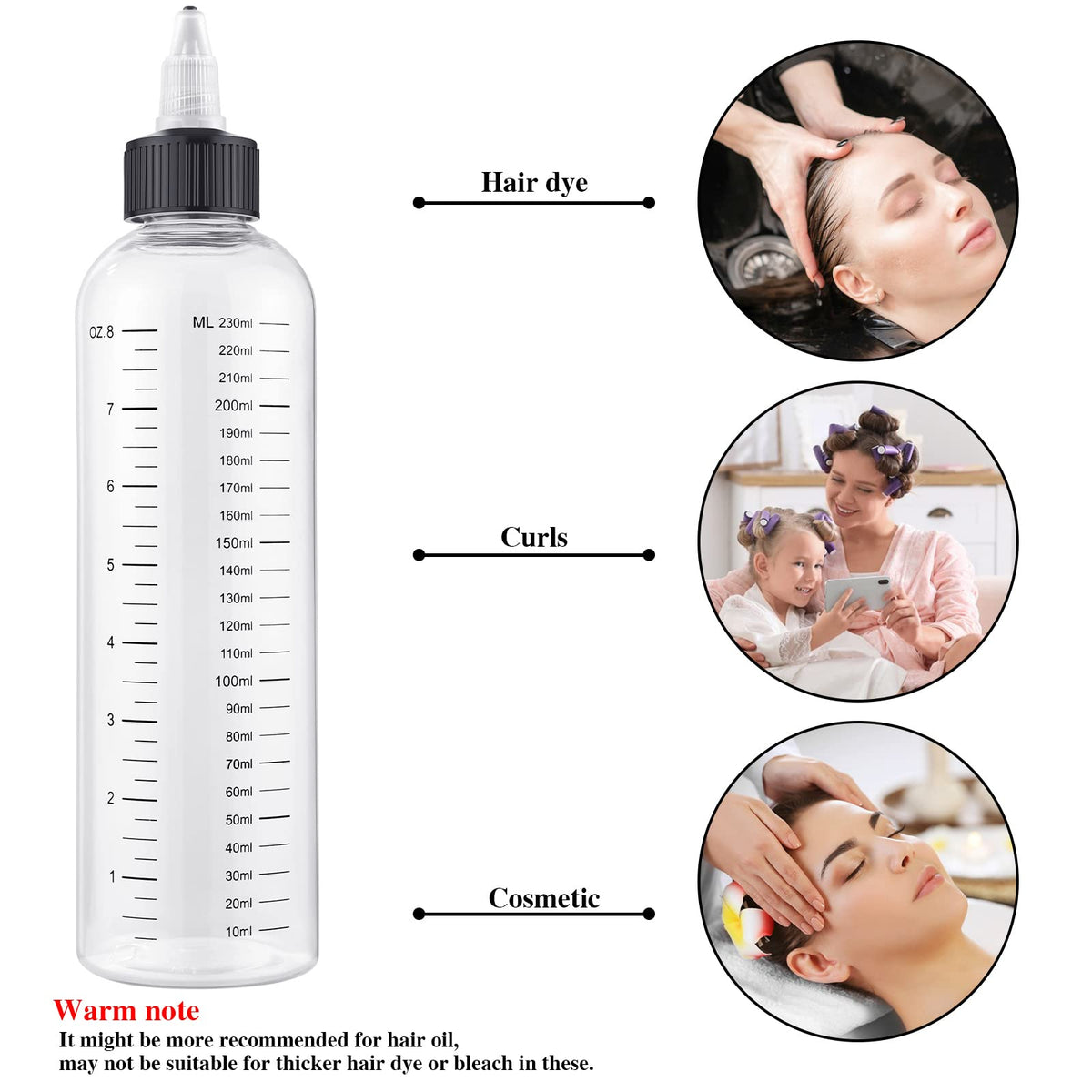 BESARME wide mouth opening for easy refill and cleaning convenience