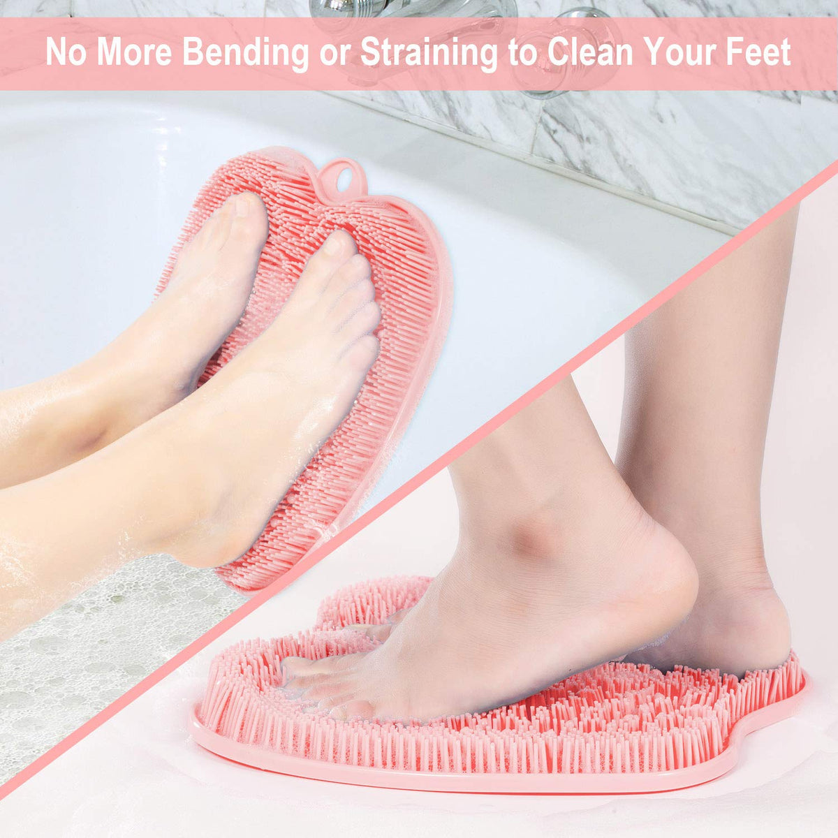 BESKAR close-up of flexible bristles highlighting exfoliation action