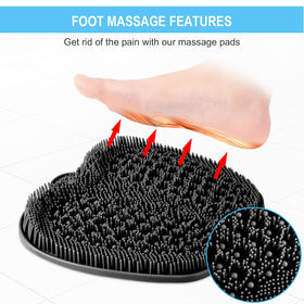 BESKAR foot on textured massage zone illustrating pressure point relief