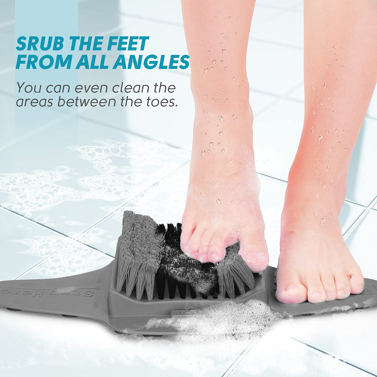 BESKAR underside with suction cups for secure non-slip grip