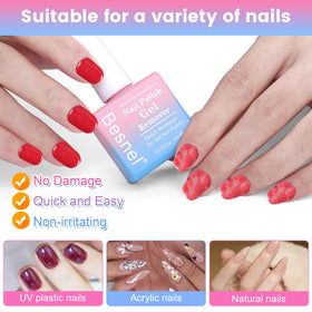 BESNEL six-sided nail file texture close-up for controlled topcoat thinning