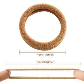 Bessrung ponytail holder in use on thick hair for stable all-day hold