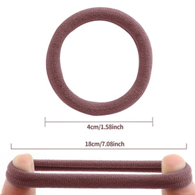 Bessrung ponytail on thick hair showing secure grip without damage