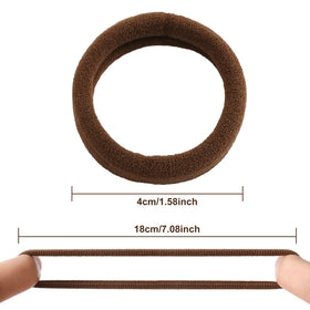 Bessrung hair tie being stretched to show strong elastic and durable hold