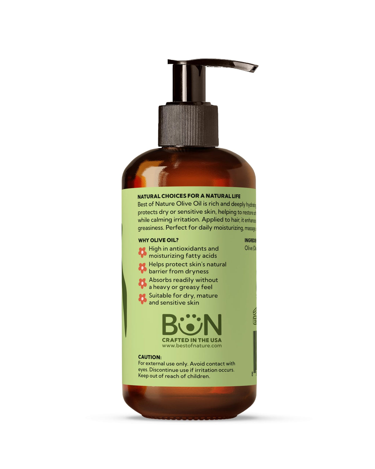 Best of Nature pouring texture demonstrating smooth emollient glide