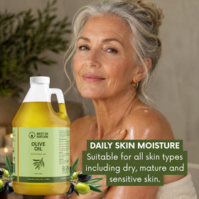 Best of Nature next to ruler for 8 fl oz size and scale clarity