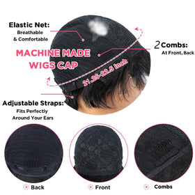Besteffie wig worn in office setting for effortless professional styling