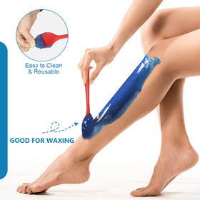 Bestidy application on arm with spatula illustrating easy home use and control