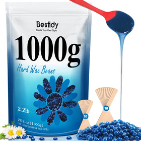 Bestidy front pouch showing 1000g refill and clear branding for value