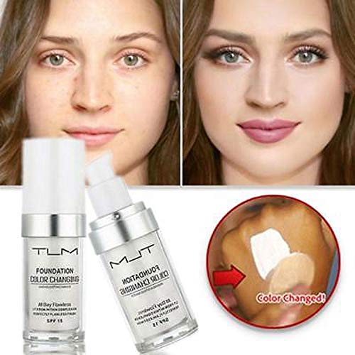 BestLand model applying foundation on hand to demonstrate blend and coverage