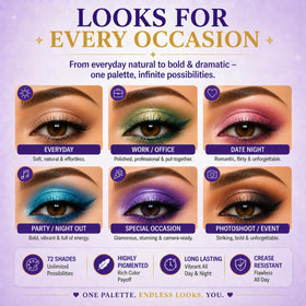 BestLand close-up swatches displaying rich pigments for strong color payoff