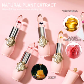 BestLand application on lips illustrating color-change tint and natural sheen