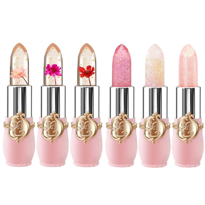 BestLand front packaging showing the six-piece flower jelly and shimmer set with clear view