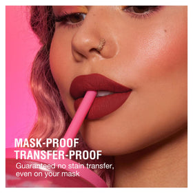 BestLand lipstick applied on model demonstrating natural matte, comfortable wear