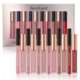 BestLand close-up of liquid lipstick texture highlighting smooth, velvety finish