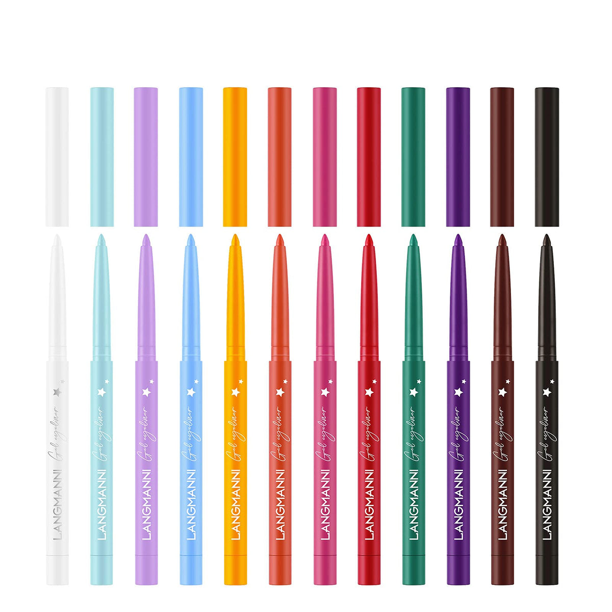 BestLand size comparison showing pencil length and retractable design