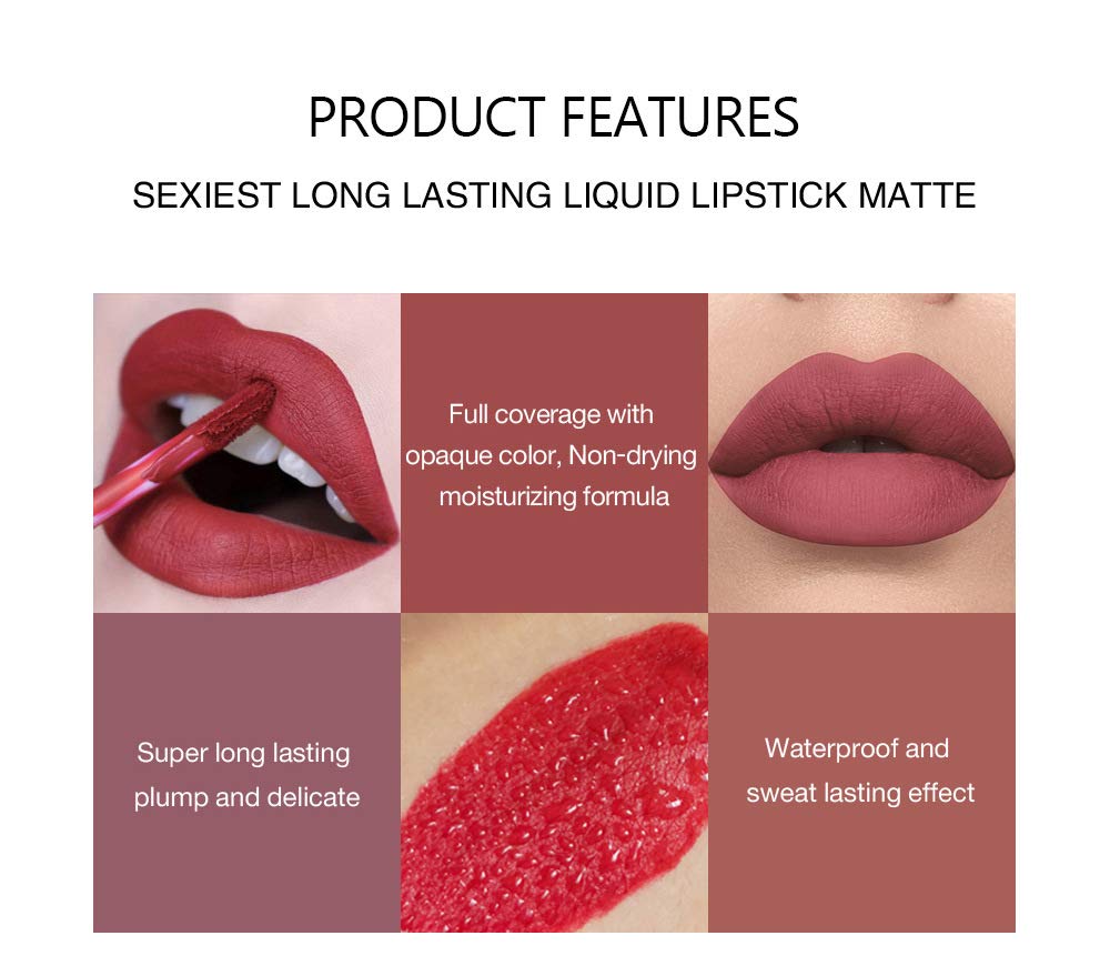 BestLand swatches on arm displaying six shades with high pigmentation benefit color clarity