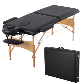BestMassage front view of 28-inch portable massage table showing stability and comfort