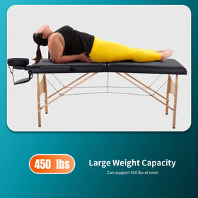 BestMassage folded table in non-woven carry bag for easy transport