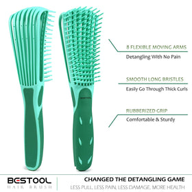 BESTOOL ergonomic rubberized handle close-up for secure grip and reduced wrist fatigue