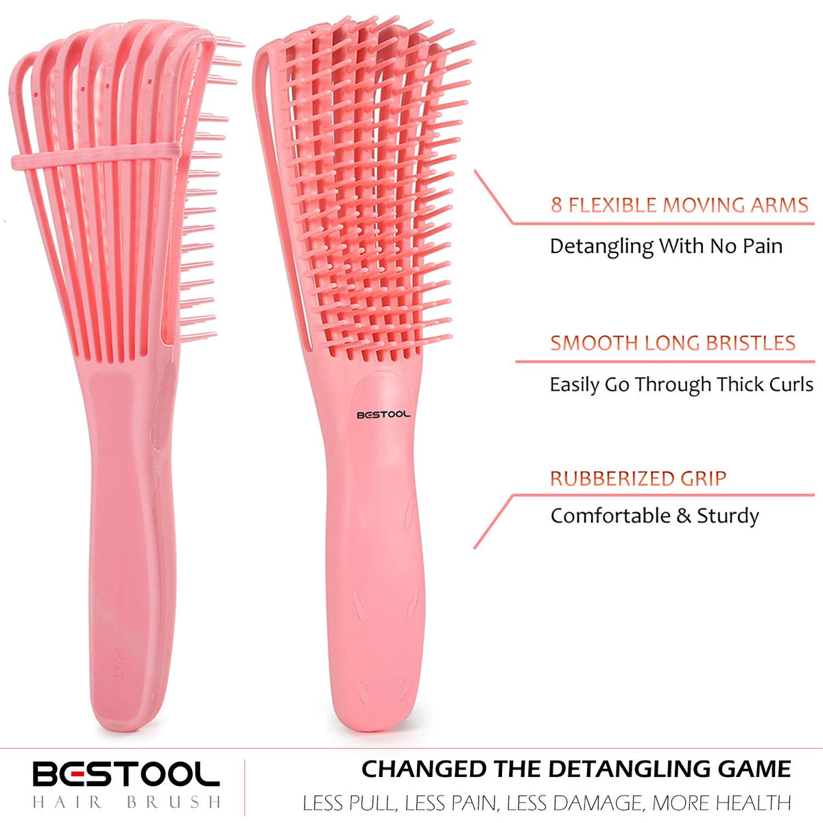 BESTOOL ergonomic rubberized handle visible for secure grip and comfort