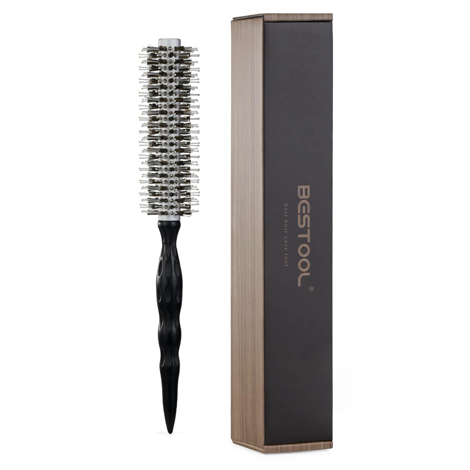 BESTOOL front view of round brush showing full shape and balance for effortless styling