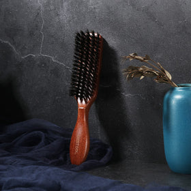 BESTOOL brush on bathroom shelf as lifestyle grooming essential
