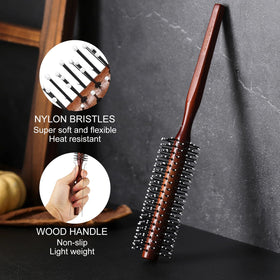 BESTOOL nylon bristles detail showing bristle density that detangles and smooths hair