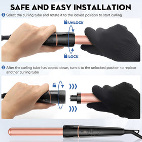 BESTOPE PRO in use on long hair demonstrating smooth, salon-style waves