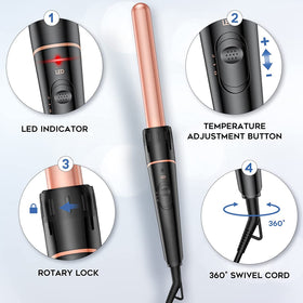 BESTOPE PRO long barrel close-up showing extended length for easier long-hair styling