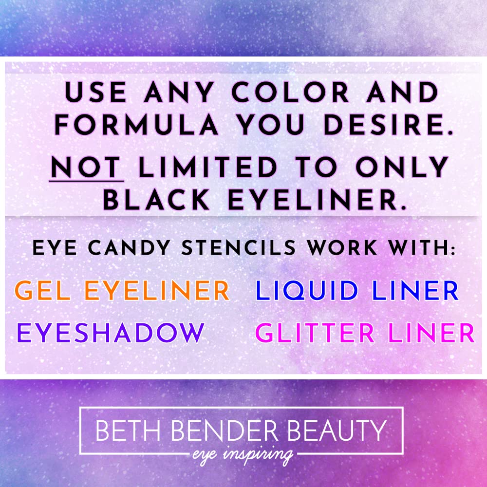Beth Bender Beauty lifestyle shot of completed winged eyeliner look