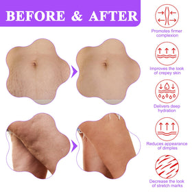 BETTENKO neck application image showing gentle upward massage and firmer appearance
