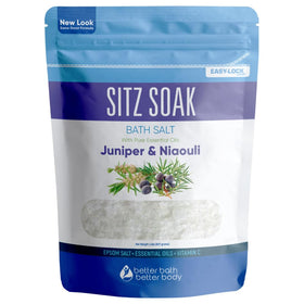 Better Bath Better Body front pouch showing product and labeling benefits