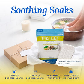Better Bath Better Body pouch on bathroom shelf conveying spa-like self-care benefit