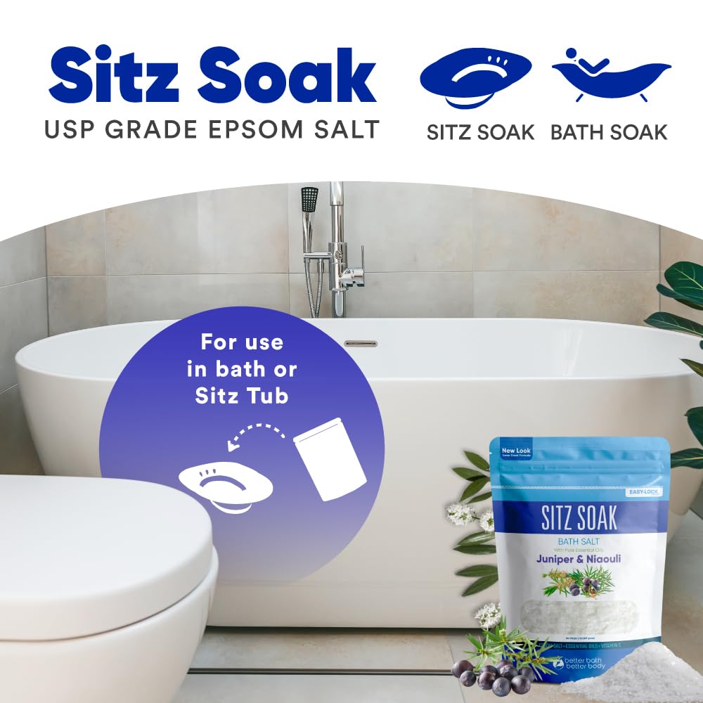 Better Bath Better Body pouch open with press-lock seal demonstrating secure storage