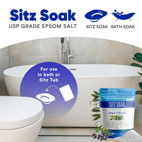 Better Bath Better Body pouch open with press-lock seal demonstrating secure storage