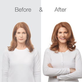 Better Not Younger close-up on hair strands showing added texture and thicker appearance