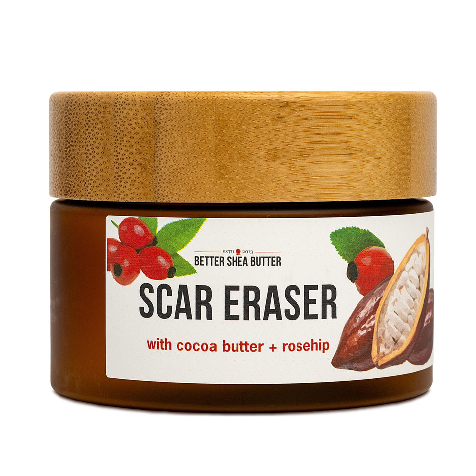 Better Shea Butter front packaging showing jar and clean ingredient focus