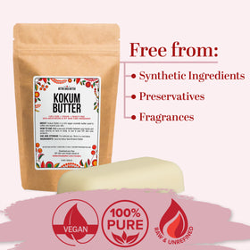 Better Shea Butter kokum in glass bowl ready for mixing into DIY formulations