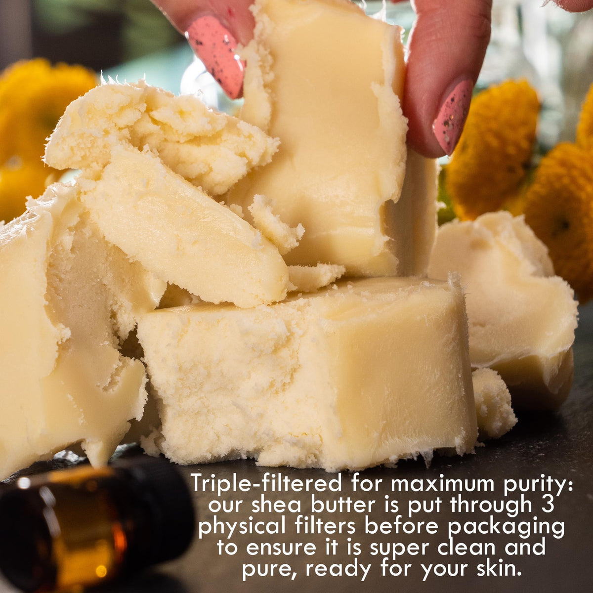 Better Shea Butter label with cooperative credit highlighting ethical sourcing benefit