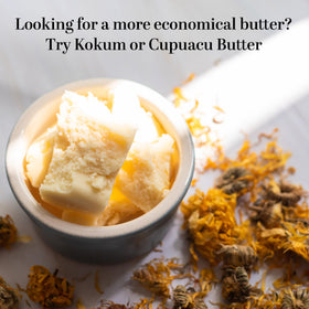 Better Shea Butter product label and ingredient list showing food-grade purity and transparency