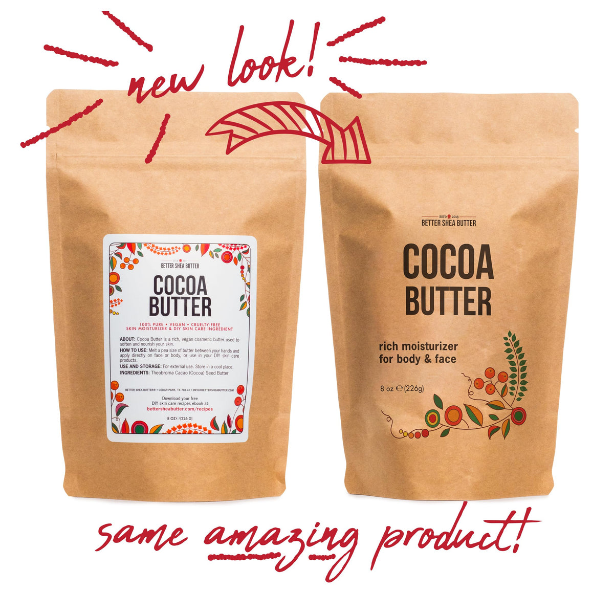 Better Shea Butter lip balm application using cocoa butter for soft, protected lips