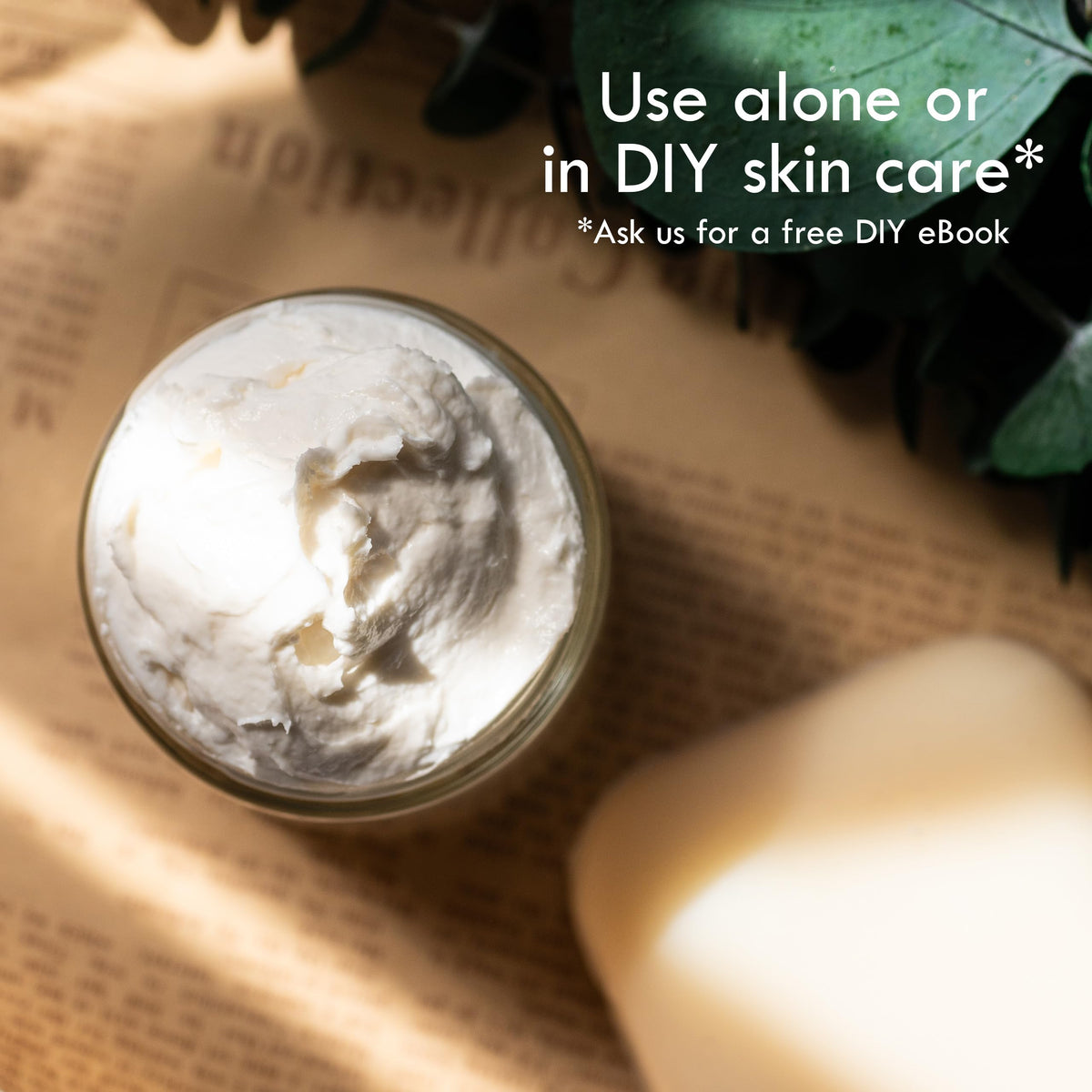 Better Shea Butter melting in hands demonstrating fast absorption and skin nourishment