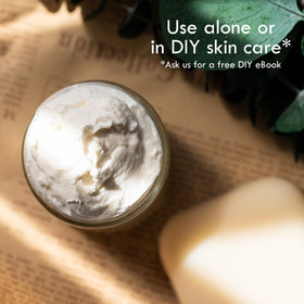Better Shea Butter melting in hands demonstrating quick absorption and moisturization