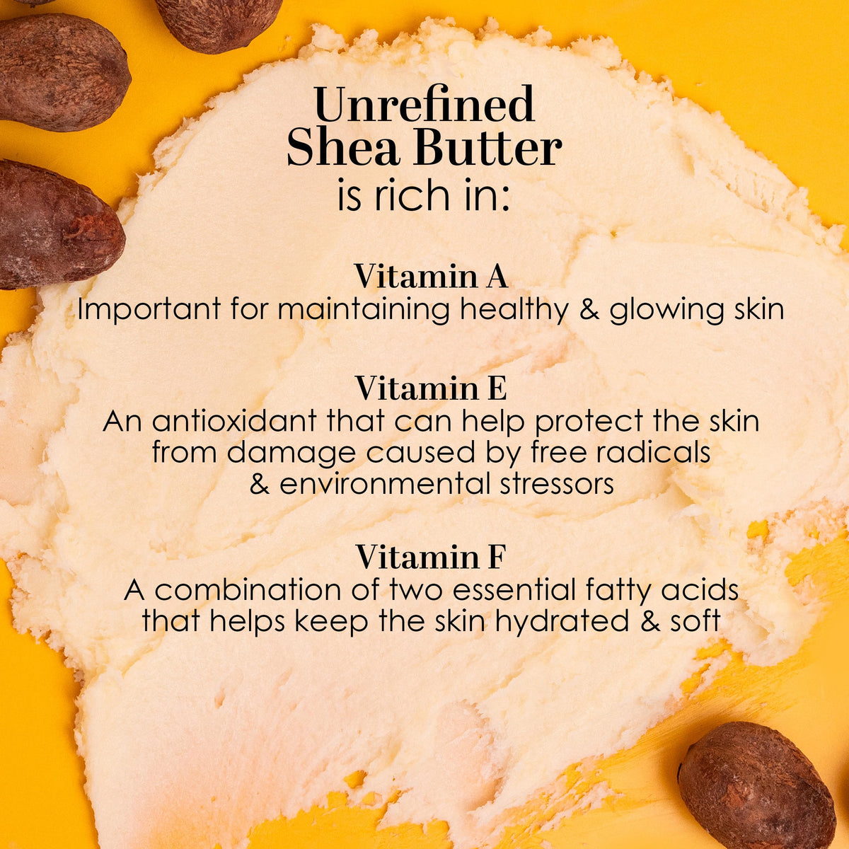 Better Shea Butter melting in palm demonstrating spreadability and hydration benefit